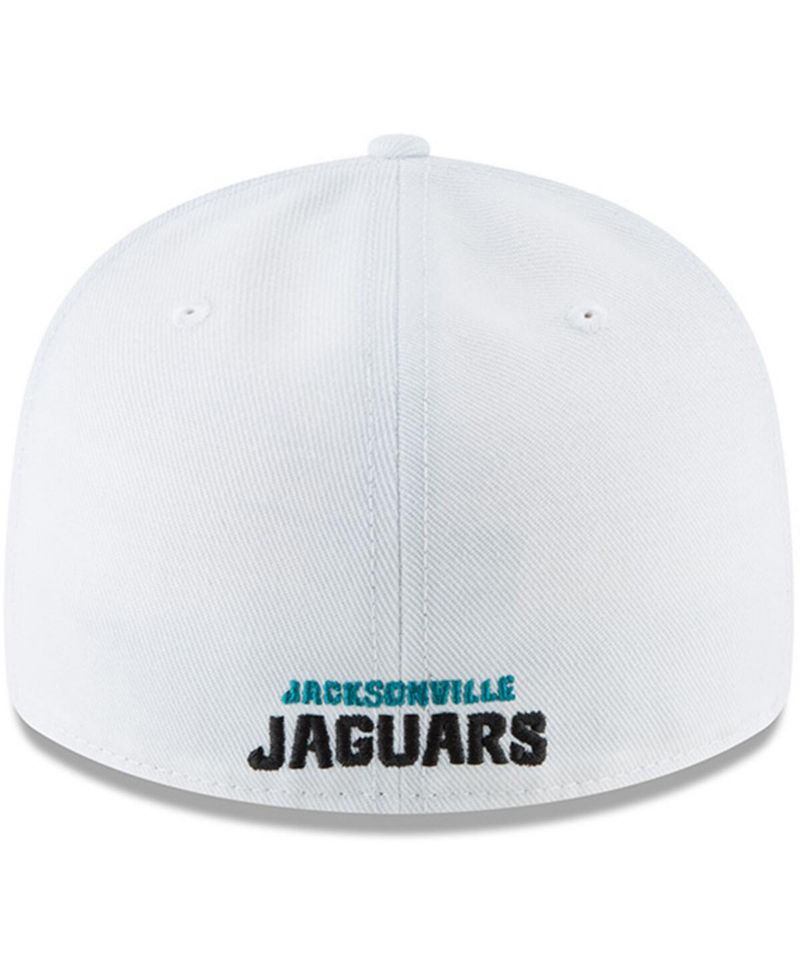 Men's White Jacksonville Jaguars Omaha Low Profile 59FIFTY Fitted Hat