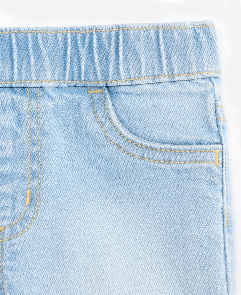 Girls' 12M-5T Denim Ruffled Shorts