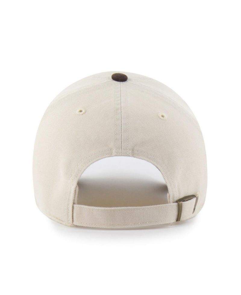 Men's Natural/Brown Cincinnati Reds Two-Tone Fashion Clean Up Adjustable Hat