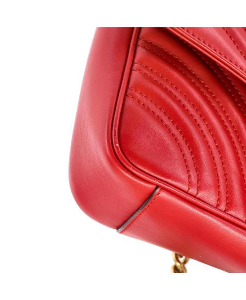 Medium GG Marmont Flap Bag Matelasse Leather