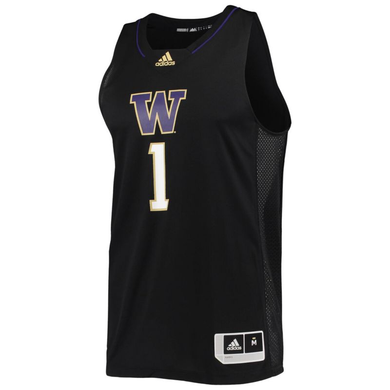 Men's 1 Washington Huskies Swingman Basketball Jersey