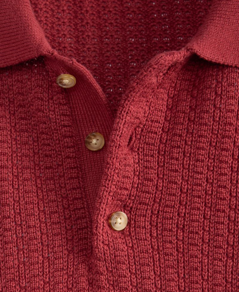 Boys' XS-XL Long-Sleeve Woven Polo Shirt