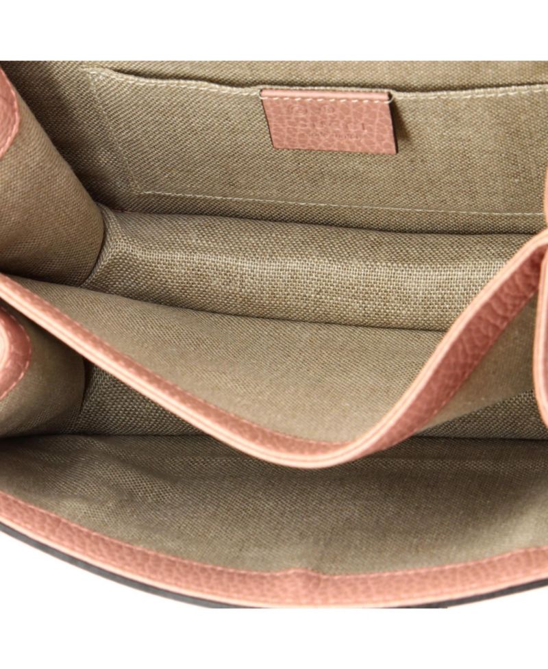 Small Interlocking Shoulder Bag Leather
