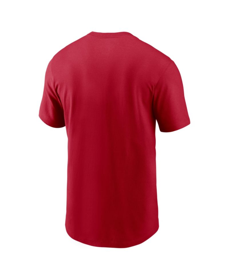 Men's Red New York Giants Essential Logo T-Shirt