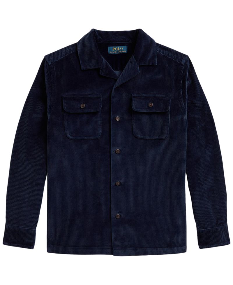 Boys' 8-20 Cotton Corduroy Button-Front Shirt Jacket