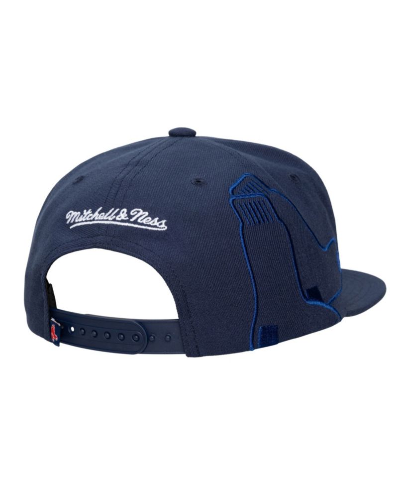 Men's Navy Boston Red Sox Side Logo Snapback Hat