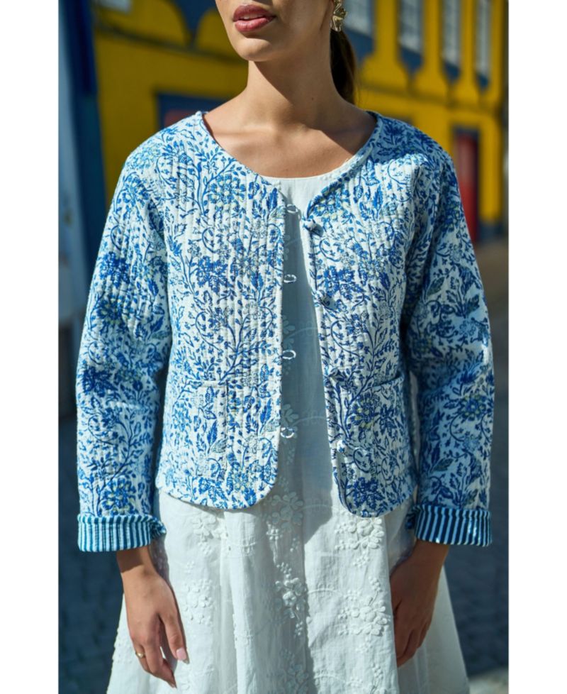 Women's Reversible Cotton Quilted Jacket