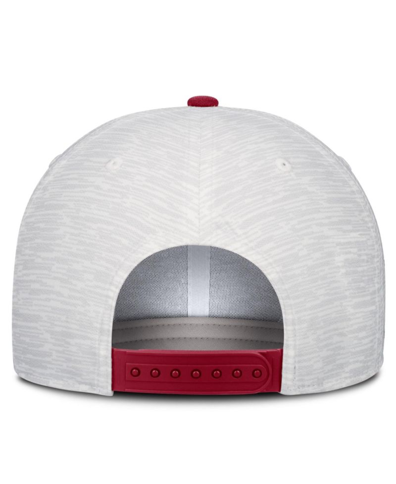 Men's and Women's White/Cardinal USC Trojans Primetime Rise Adjustable Hat