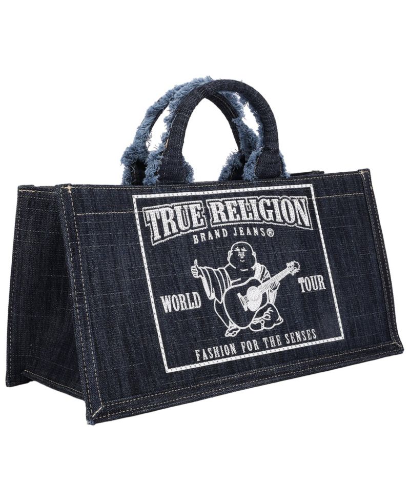 Multi-Strap Denim Shoulder Bag