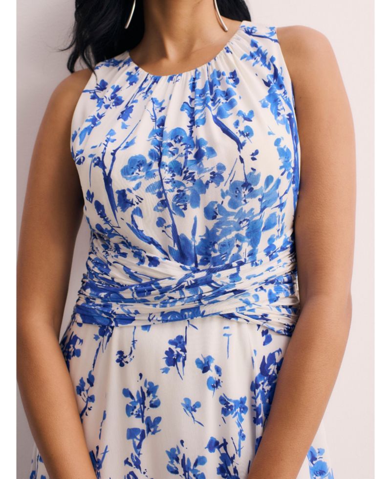 Women's Oria Floral Print Silk Maxi Dress