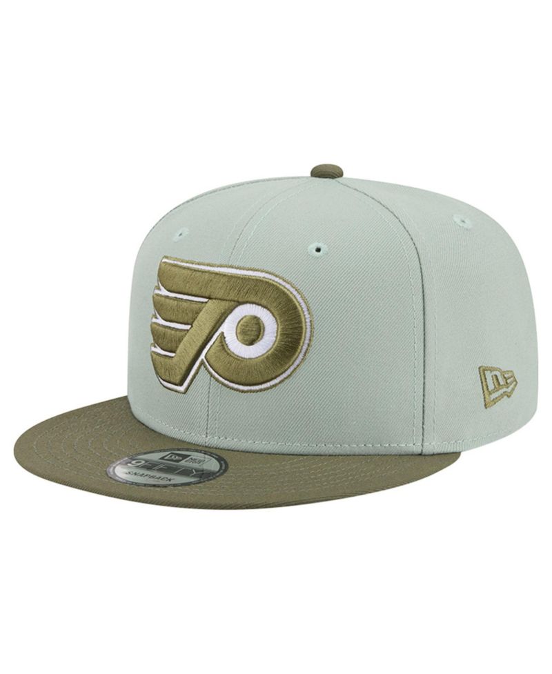 Men's Sage Green/Olive Philadelphia Flyers Color Pack 9FIFTY Snapback Hat