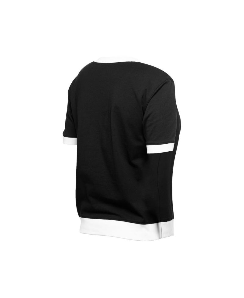 Women's Black San Francisco Giants Game Day Rhinestone V-Neck T-Shirt
