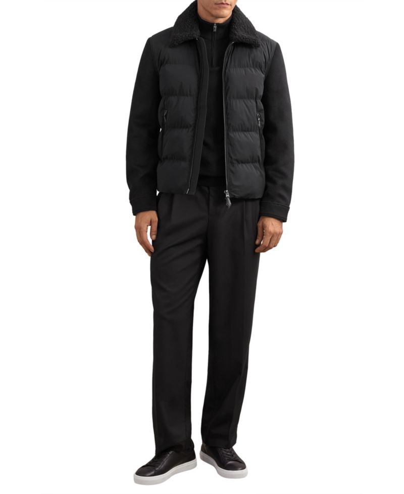 Men's Maximus Quilted Wool-Blend Puffer Jacket