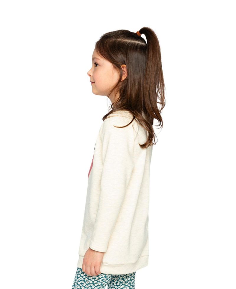 Little and Big Girl 6-12 Brushed Jersey Tunic