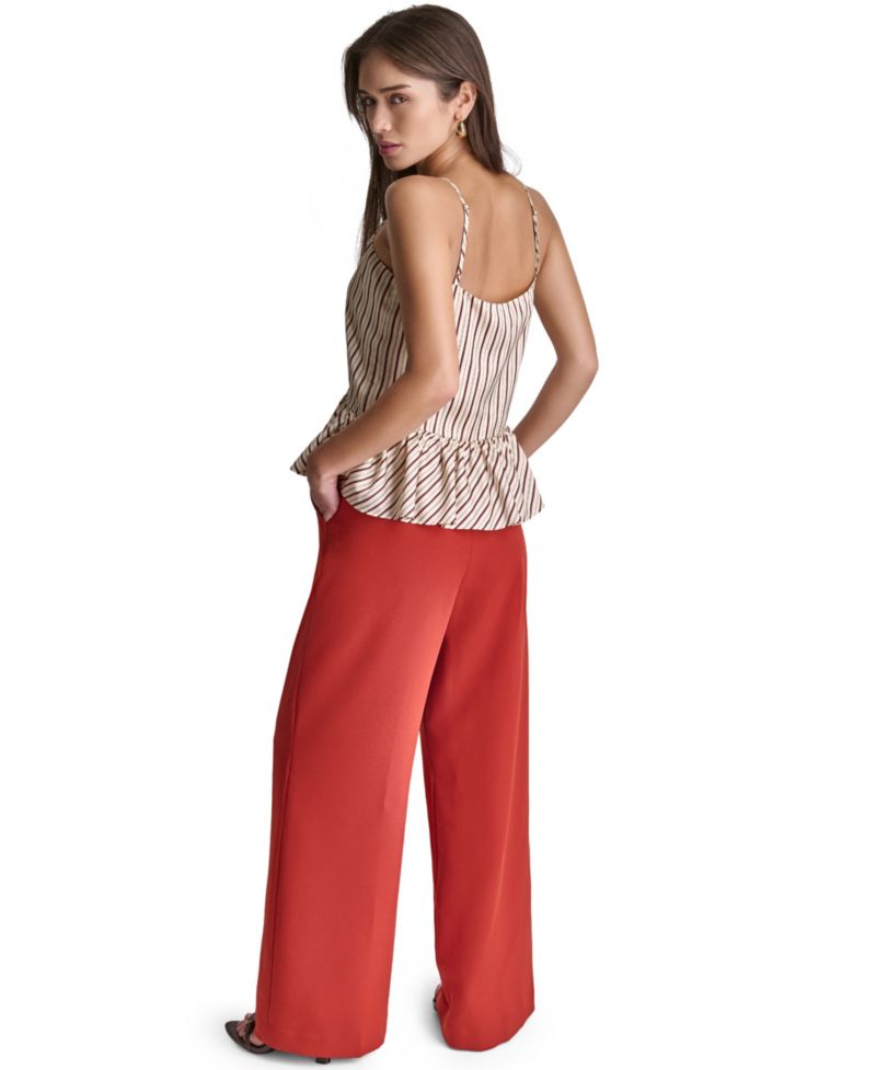 Women's V-Neck Stripe Top