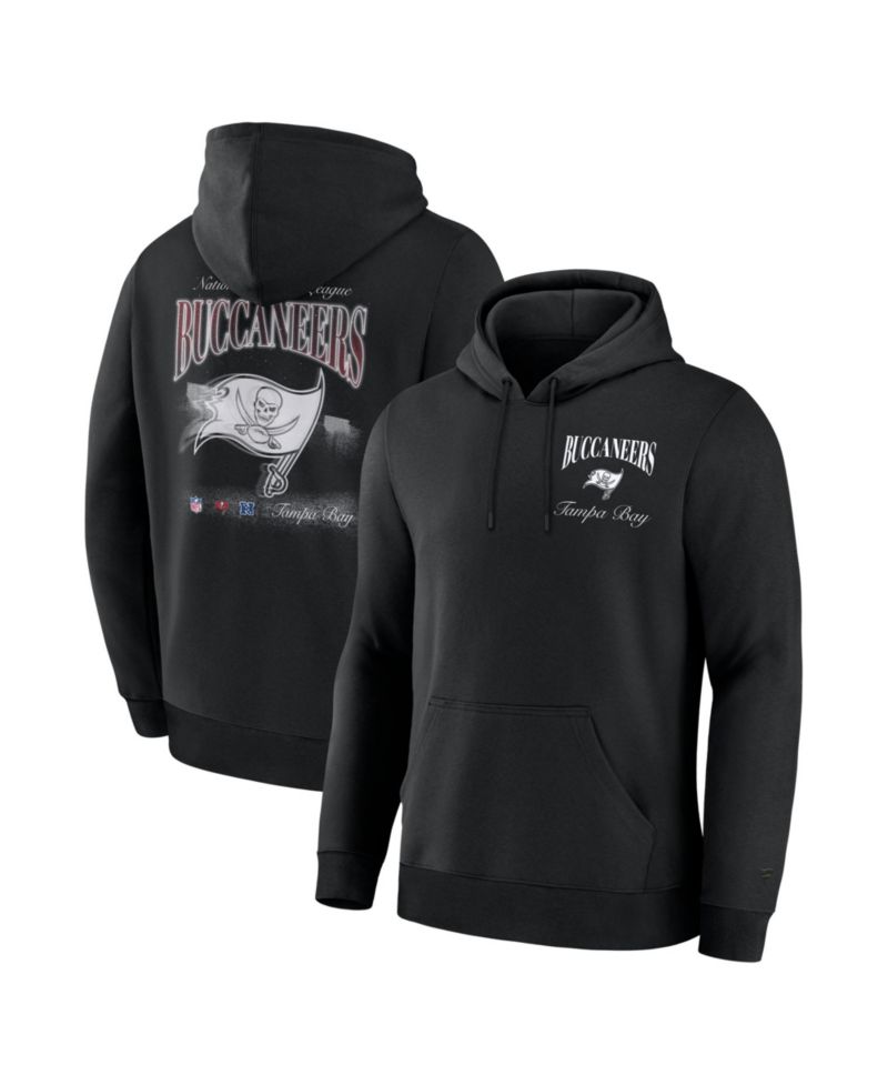 Men's Black Tampa Bay Buccaneers Nightfall Long Sleeve Fleece Hoodie