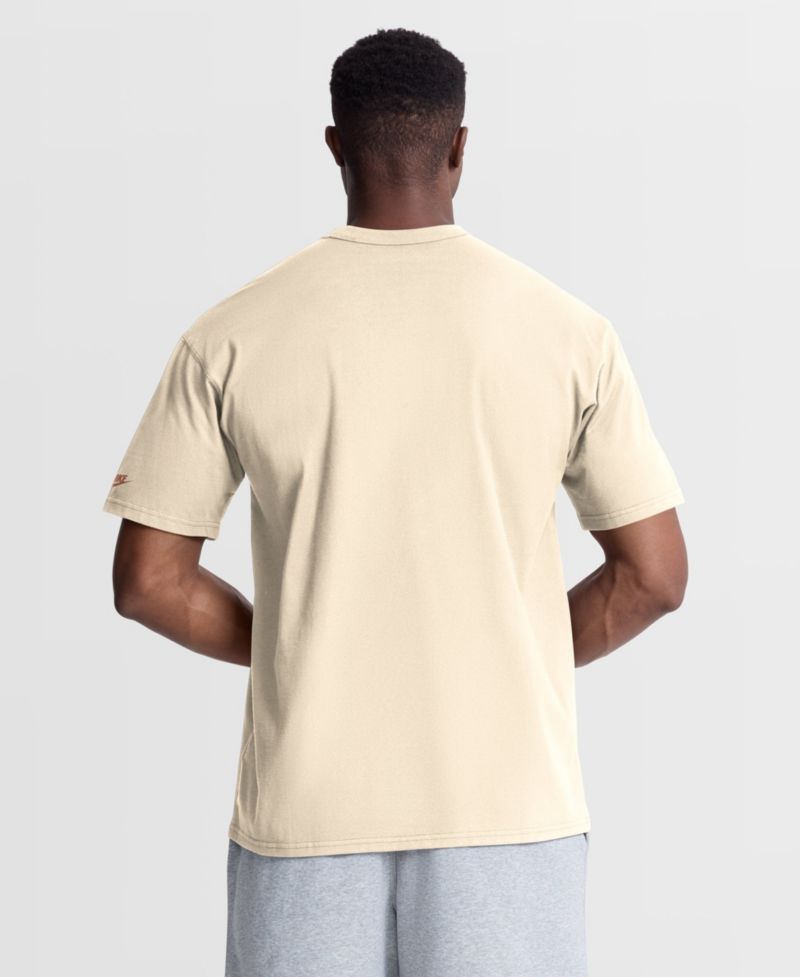 Men's Natural Cleveland Browns Vintage Mod Blown Away Max90 T-Shirt