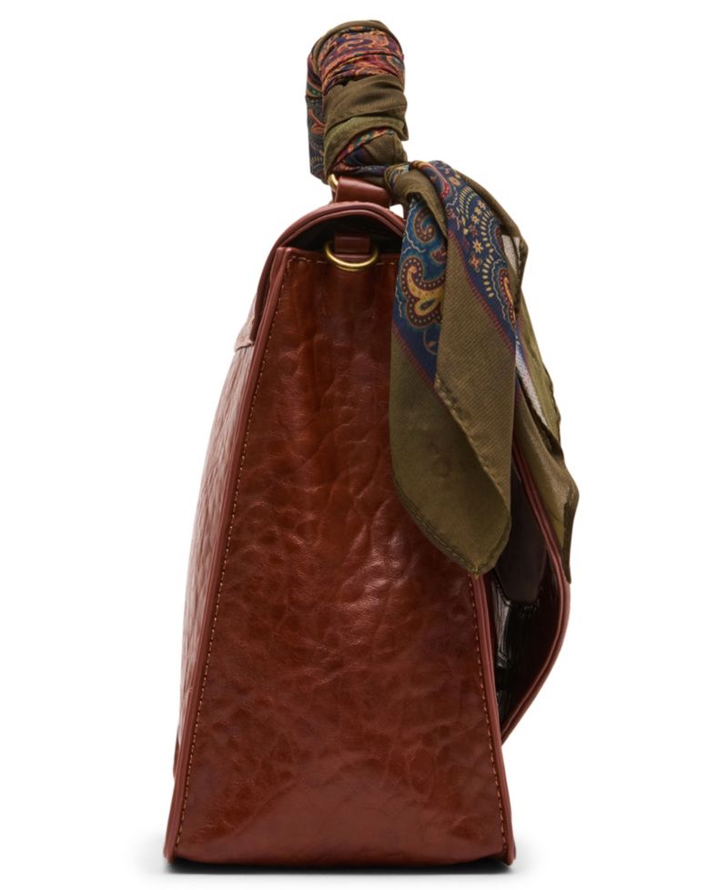 Theia Flap Small Satchel Handbag