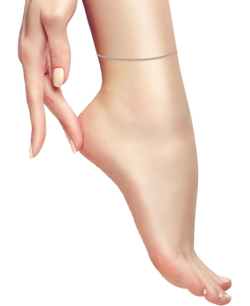 Twist Rope Ankle Bracelet in 18k Gold-Plated Sterling Silver, also available in Sterling Silver