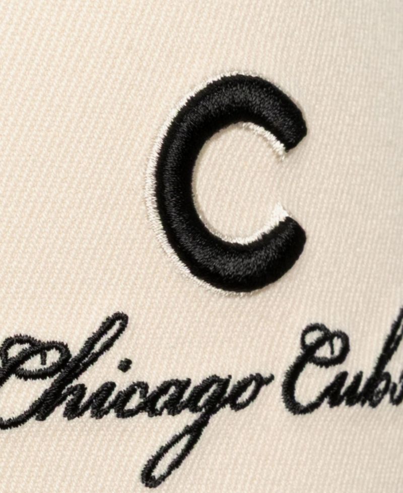 Men's Cream/Black Chicago Cubs Flawless Stretch Snapback Hat