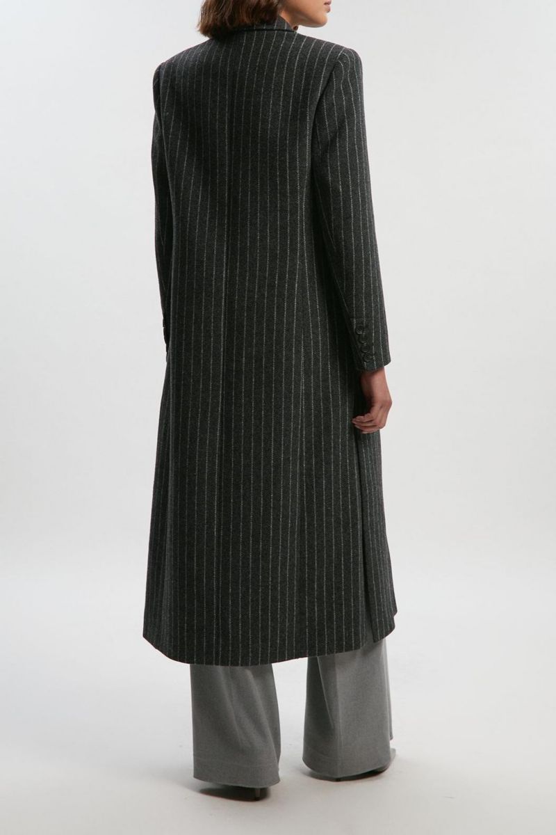 Women's Double Breasted Tailored Maxi Coat