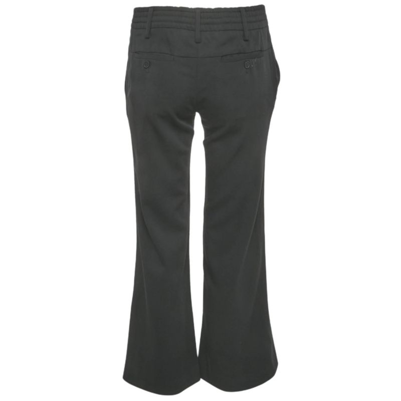 Women's Deluxe Black Cotton Studded Pako Trousers