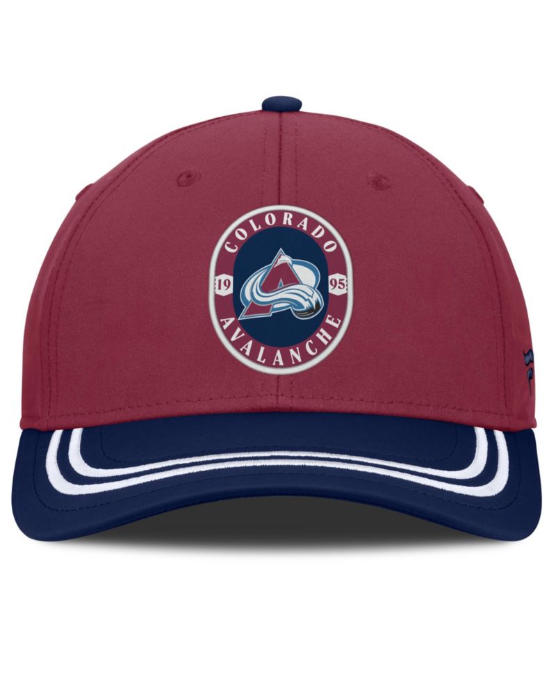 Men's Burgundy/Navy Colorado Avalanche Fundamental Stretch Hat