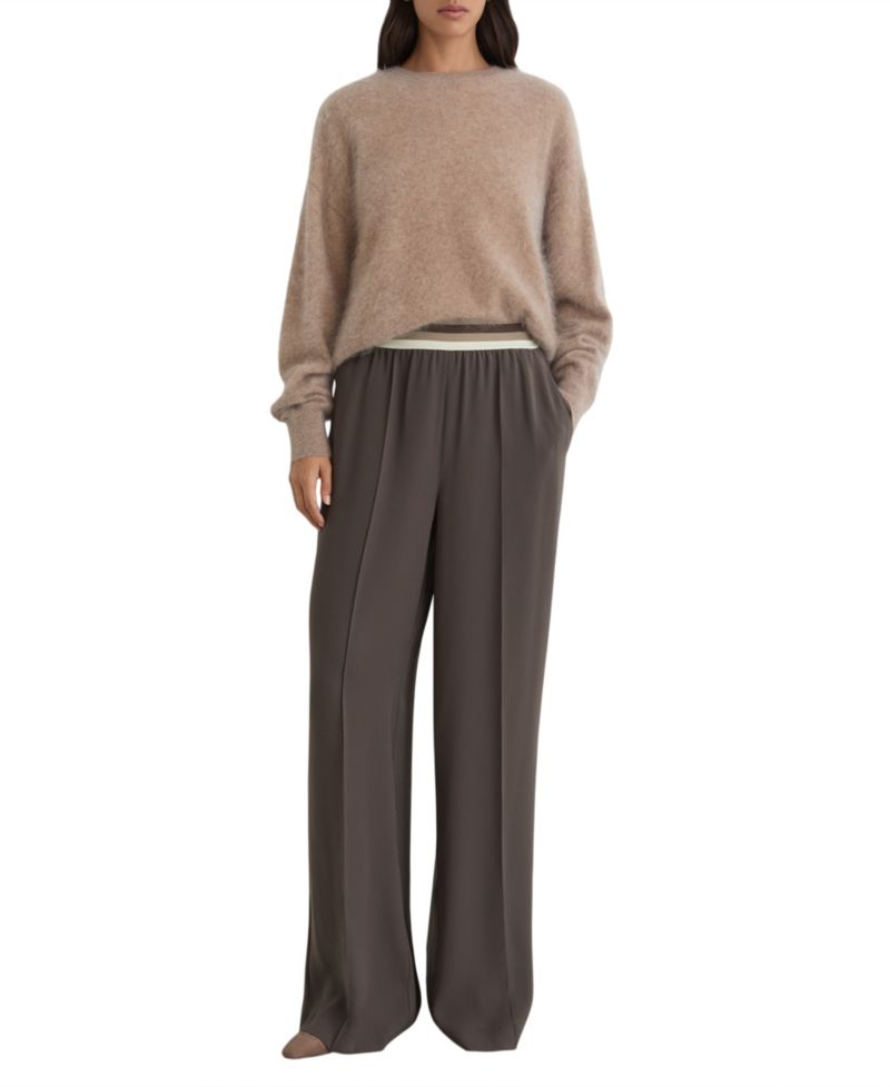 Petite Sonnie Wide-Leg Pull-On Elastic-Waist Pants