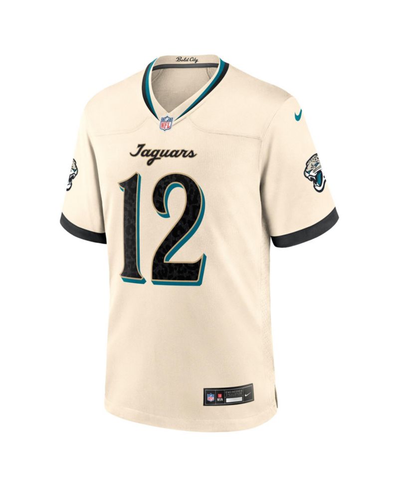Men's Travis Hunter Natural Jacksonville Jaguars 2026 Rivalries Collection Game Jersey