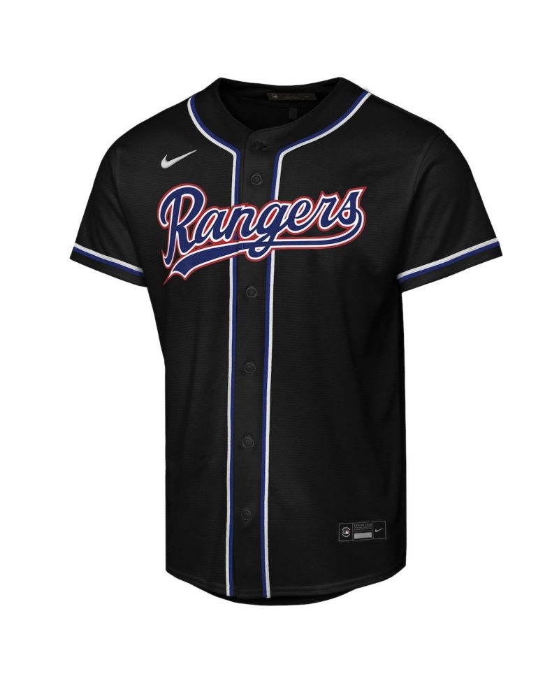 Big Boys and Girls Corey Seager Black Texas Rangers Fashion Replica Player Jersey