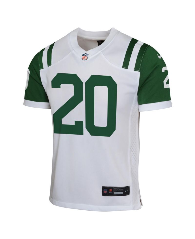 Big Boys and Girls Breece Hall White New York Jets Classic Alternate Game Jersey