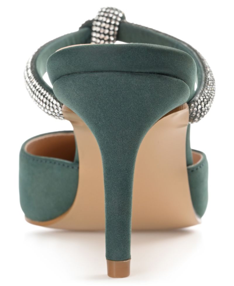 Women's Lunna Rhinestone Knot Slip-On Dress Pumps