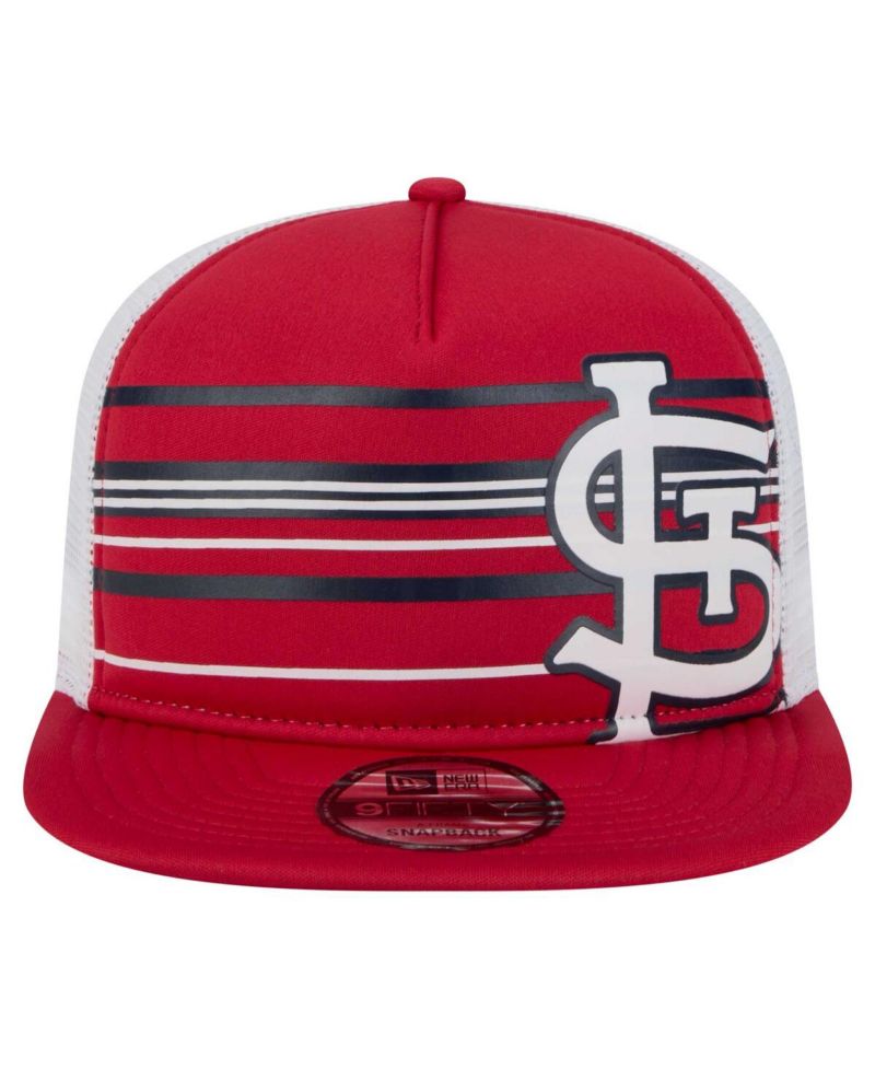Men's Red St. Louis Cardinals 9FIFTY A-Frame Trucker Snapback Hat