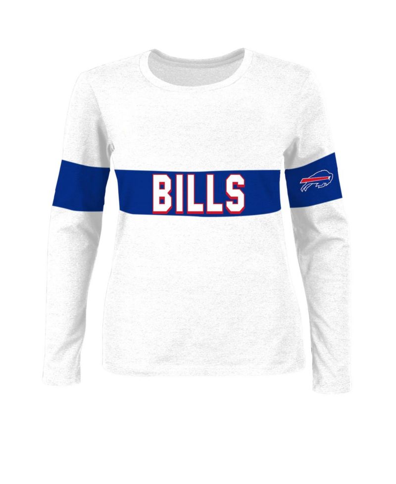 Women's Josh Allen Ash Buffalo Bills Plus Size Name & Number T-Shirt