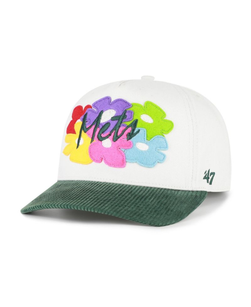 Men's White/Green New York Mets Flora Gallery Hitch Adjustable Hat