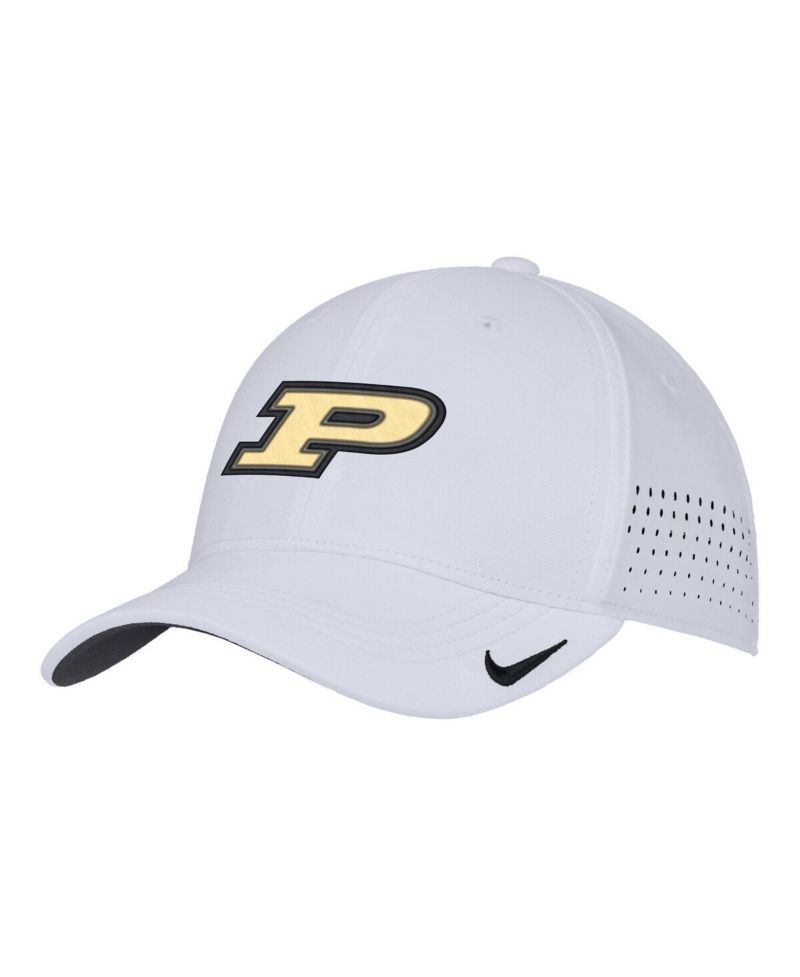 Men's White Purdue Boilermakers 2025 On-Field Performance Flex Hat