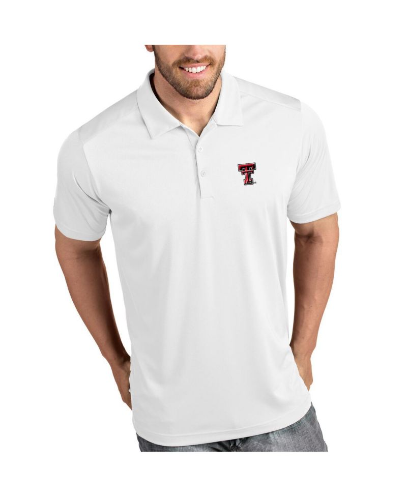 White Texas Tech Red Raiders Tribute Polo Shirt