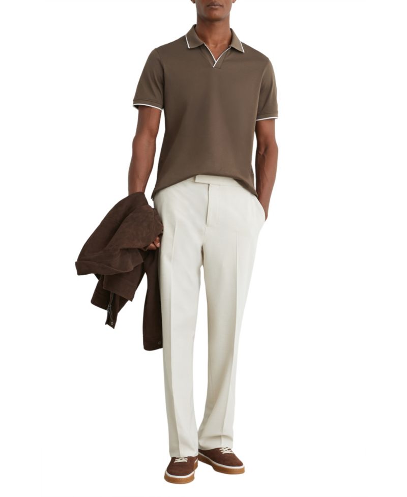 Men's Nico Air-Water Cotton Tipped Polo Shirt
