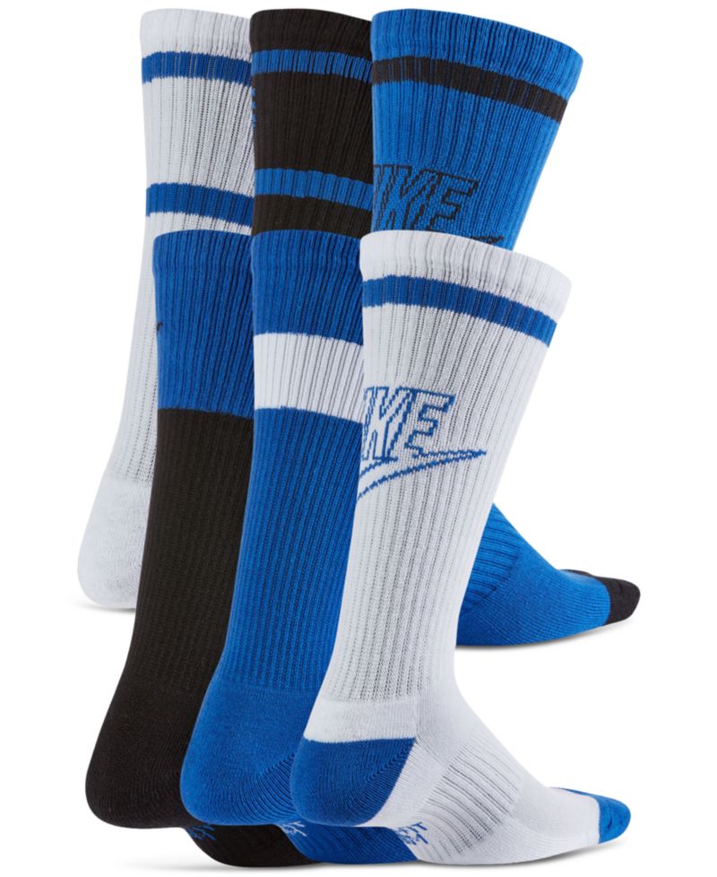 Big Kids Everyday Cushioned Crew Socks, Pack of 6