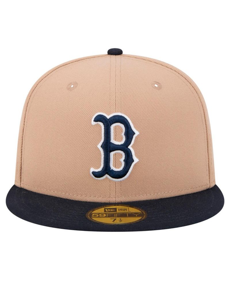 Men's Khaki Boston Red Sox 59FIFTY Fitted Hat
