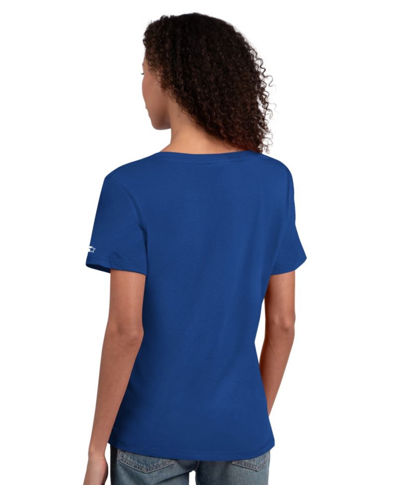 Women's Los Angeles Rams Endzone Graphic-Print Crewneck T-Shirt