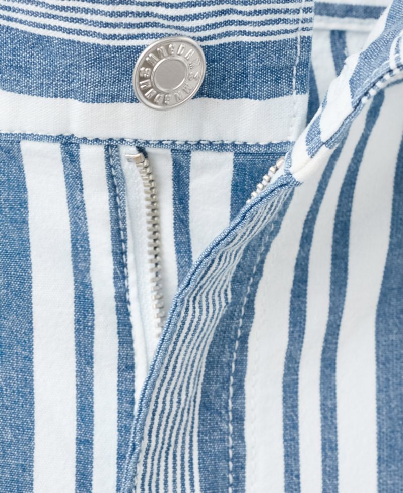 Women's Straight Striped Jeans