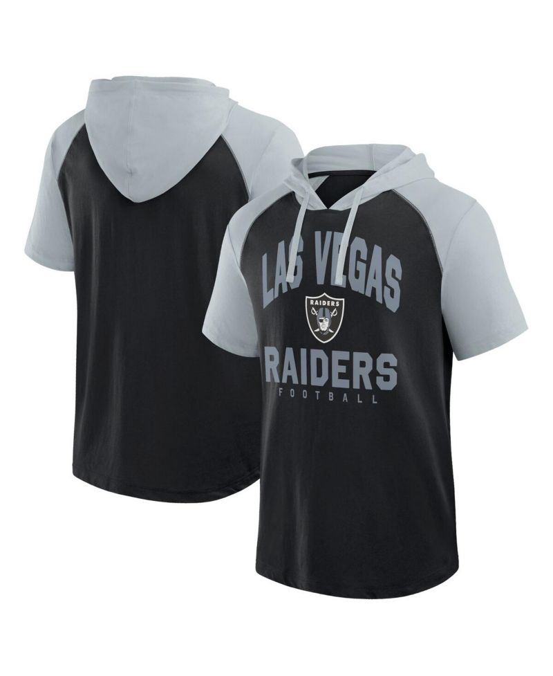 Men's Black Las Vegas Raiders Prime Hoodie T-Shirt