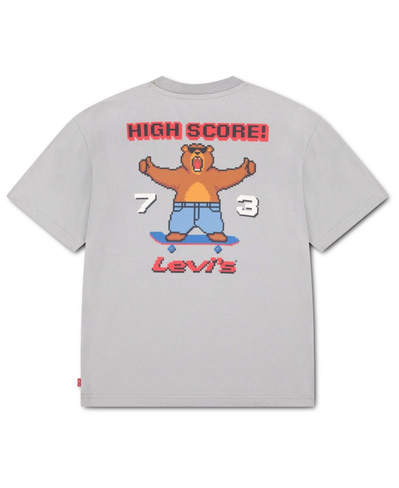 Boys' 4-7 Pixelated Bear Short-Sleeve T-Shirt