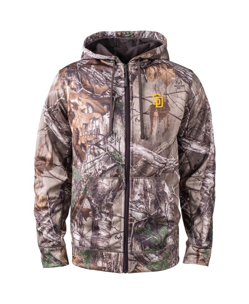 Men's Camo San Diego Padres Trophy Realtree Full-Zip Hoodie