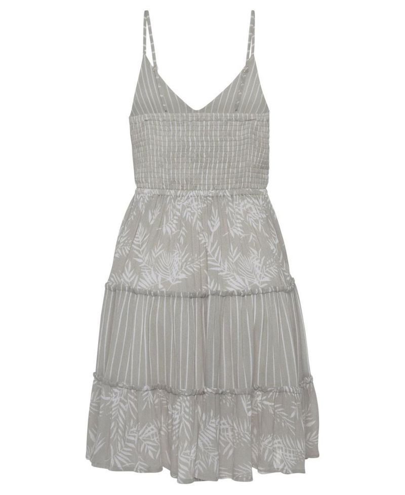 Women's Viscose Printed Mixed Dress Swim Cover-Up