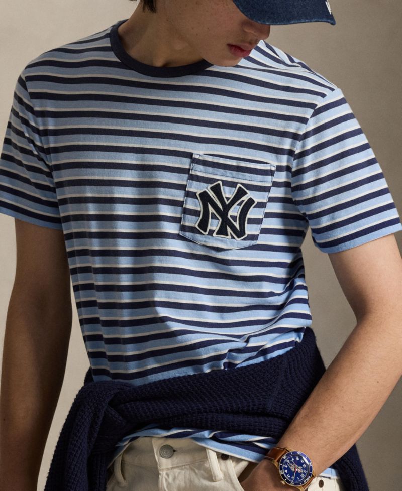 Men's Short-Sleeve Striped T-Shirt