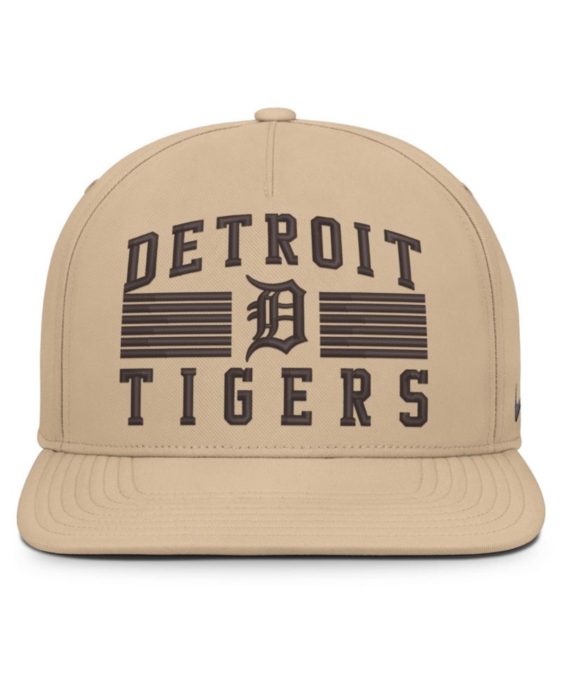 Men's Khaki Detroit Tigers Desert Pro AeroBill Dri-FIT Snapback Hat