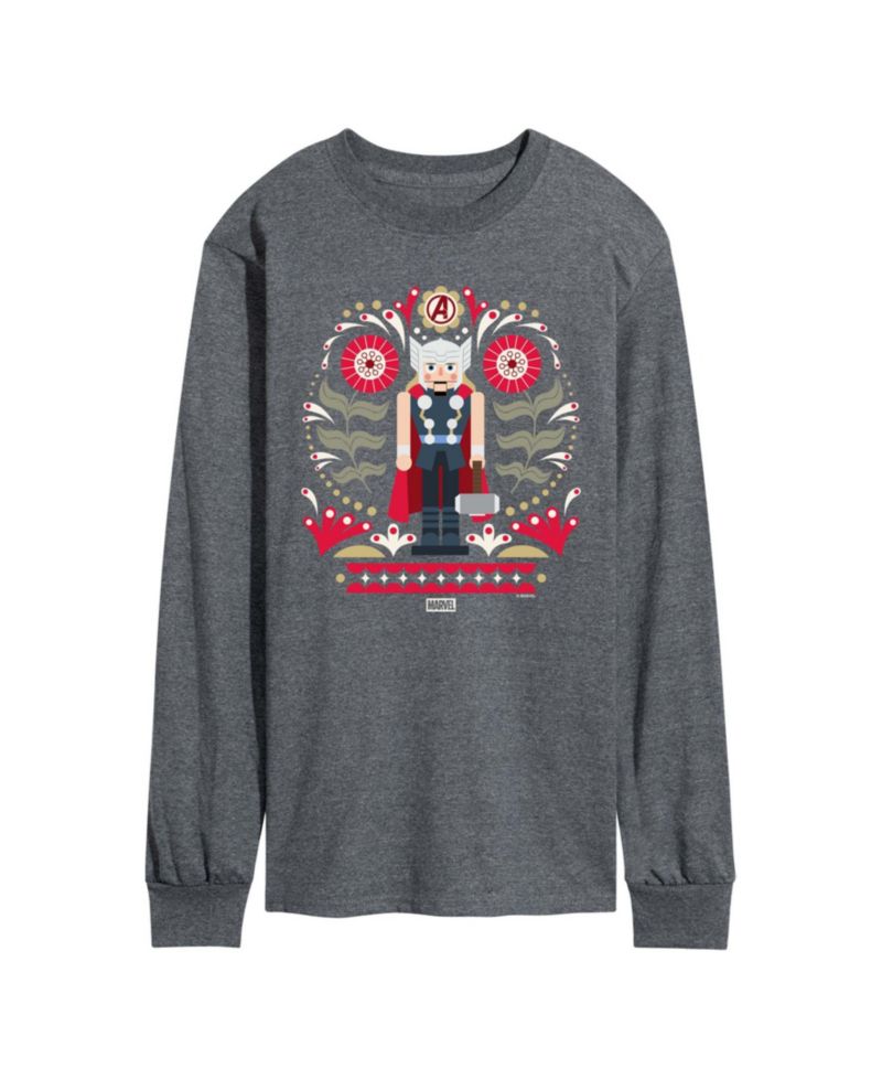 Men's Thor Nutcracker Graphic Long-Sleeve T-Shirt