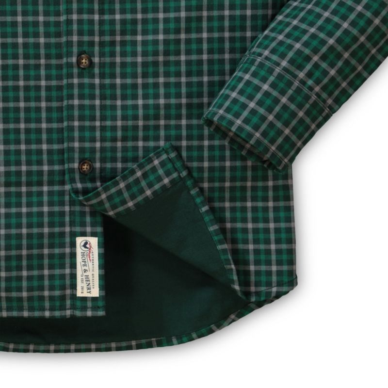 Men's Convertible Double Weave Button Down Shirt